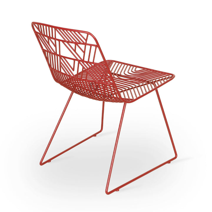 Poro - Metal Chair with Meshwork