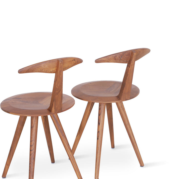 Pratinu - Teakwood Wooden Dining Chair
