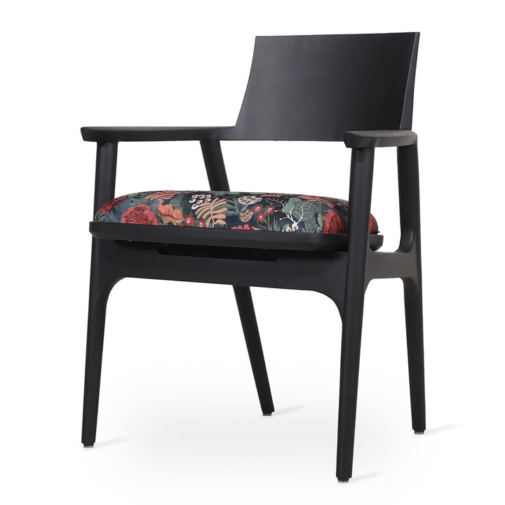 Tuettu - Ash/Oak/Beech Dining Chair, Stained, Dining & Study Chairs - Alankaram