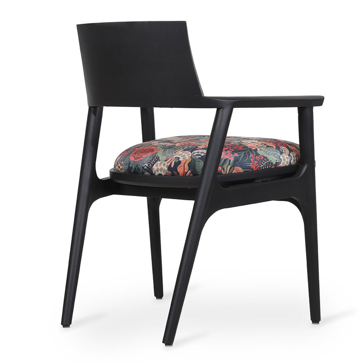 Tuettu - Ash/Oak/Beech Dining Chair, Stained, Dining & Study Chairs - Alankaram