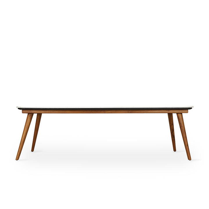 Ambu - Teakwood Dining Table with Stone top