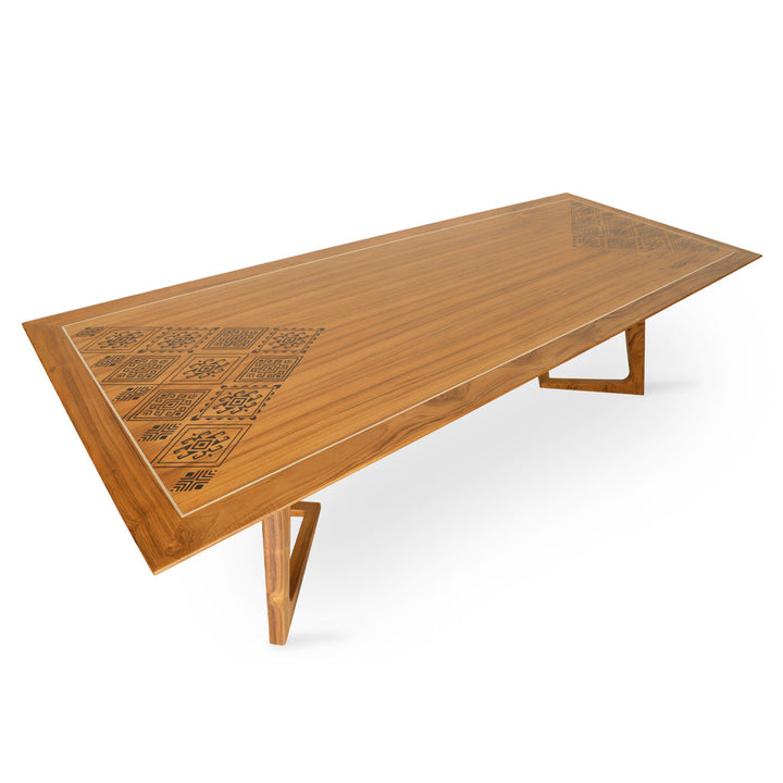 Betona - Wooden top with inlay