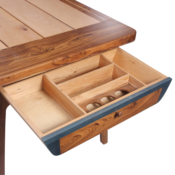 Ibha - Solidwood Dining Table with Teakwood Top