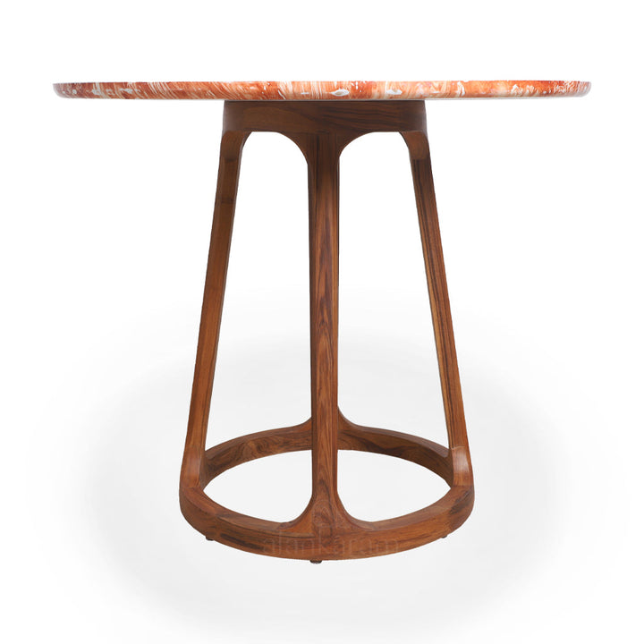 Kruhy - Teakwood Dining Table