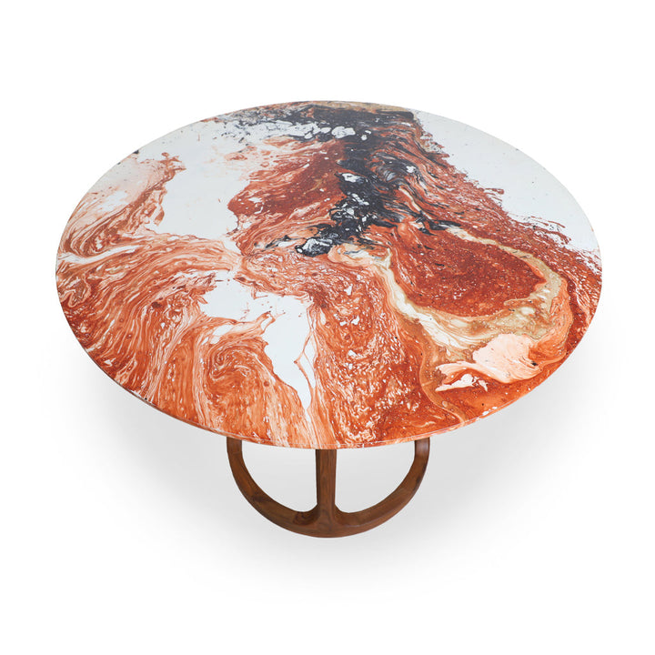 Kruhy - Teakwood Dining Table