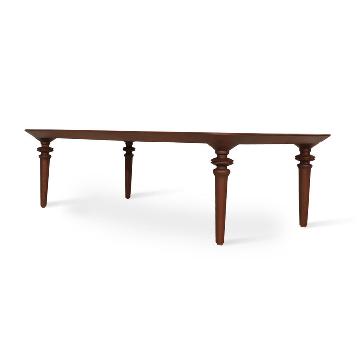 Piki - Solidwood Dining Table with Multicolor Artwork