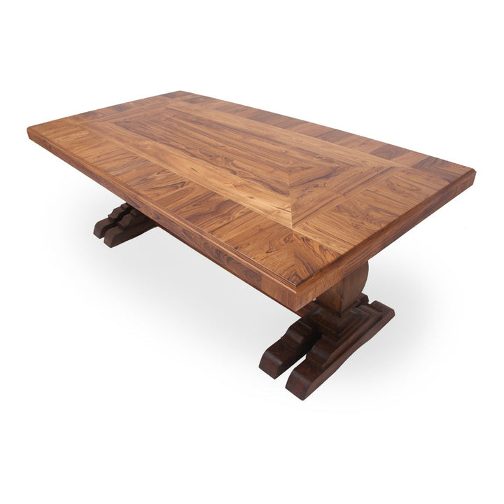 Prthu - Teakwood Dining Table with Elaborate Design