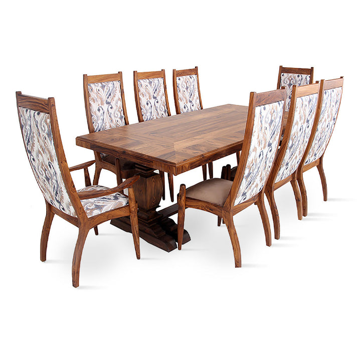 Prthu - Teakwood Dining Table with Elaborate Design