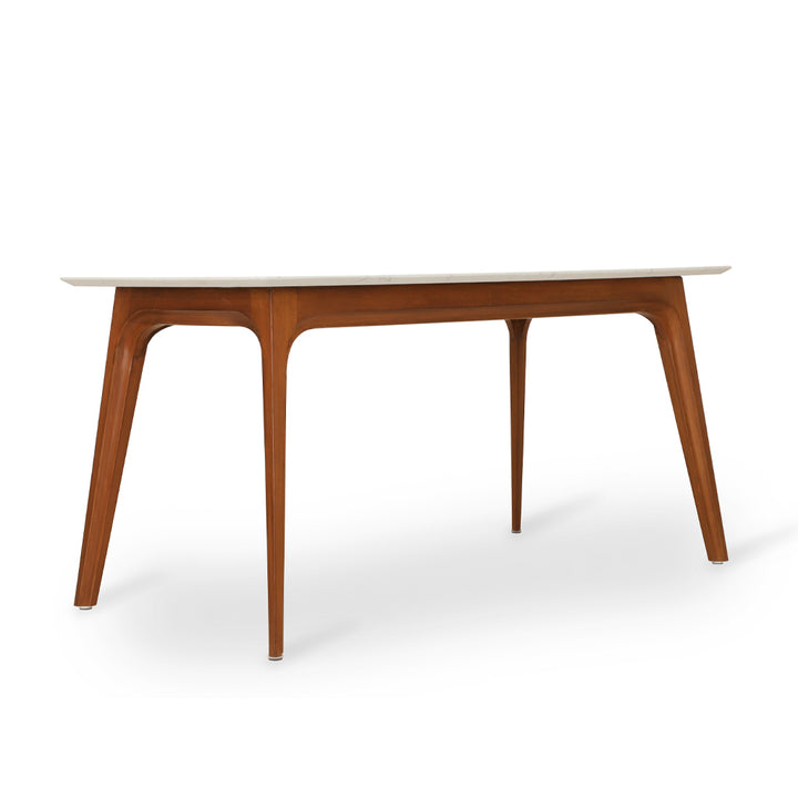 Uvala - Teakwood Dining Table with Stone Top