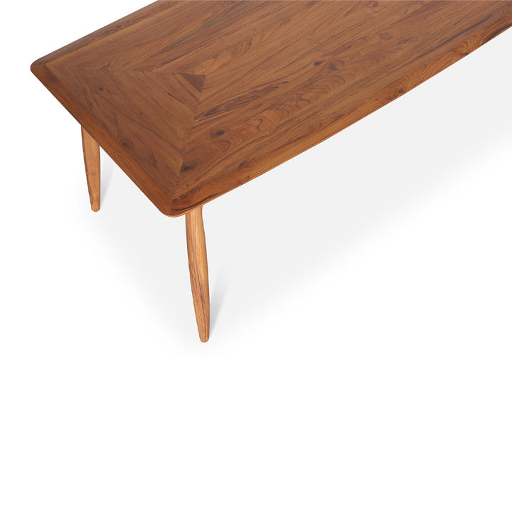 Vibhu - Teakwood Dining Table With Drawers