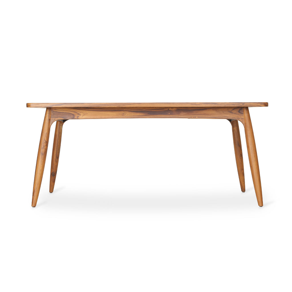 Vibhu - Teakwood Dining Table without drawers | Alankaram