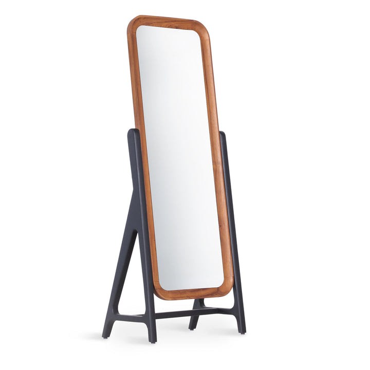 Ayakta Teakwood Dresser with Rectangle Shape Mirror