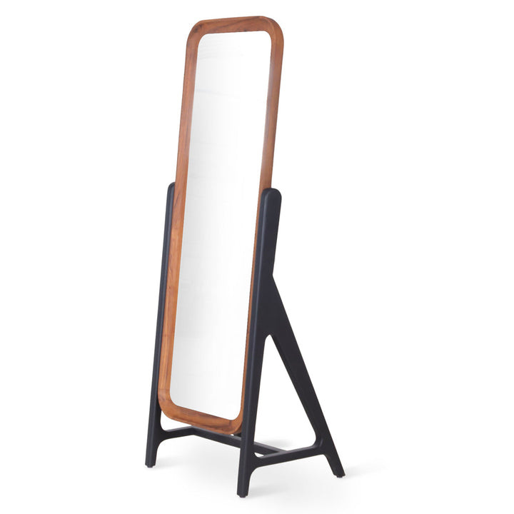 Ayakta Teakwood Dresser with Rectangle Shape Mirror