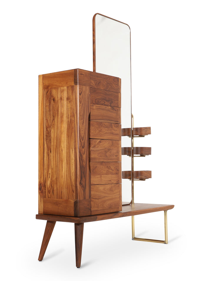 Beautiful Lemari Dressing Table with Mirror