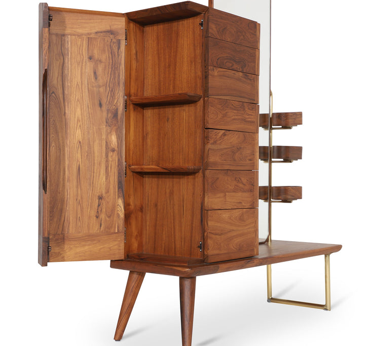 Beautiful Lemari Dressing Table with Mirror