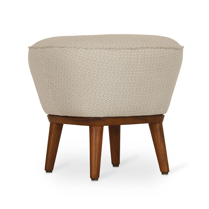 Aarav - Teakwood Pouffe