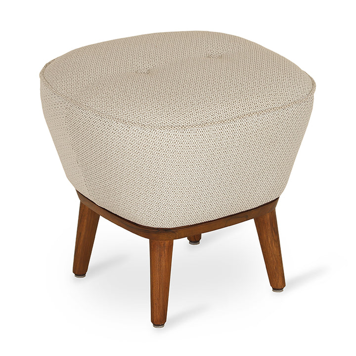 Aarav - Teakwood Pouffe