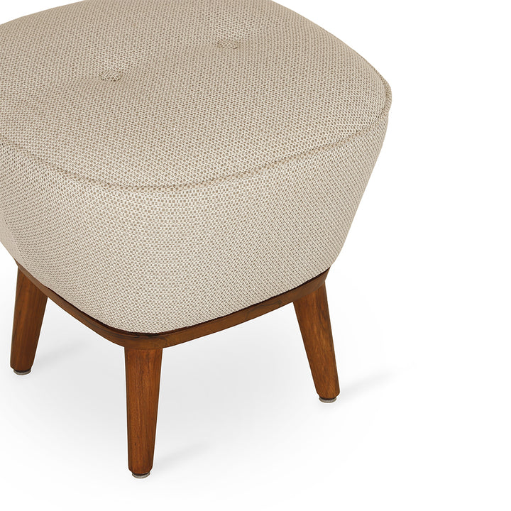Aarav - Teakwood Pouffe