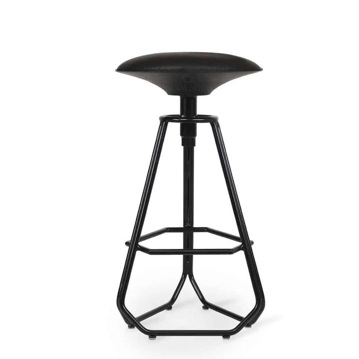 Aayas - Metal Stool with Upholstery