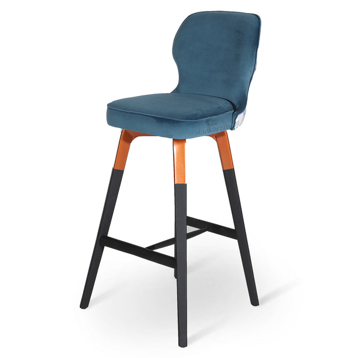 Besili Solidwood Dual Color High / Bar Chair