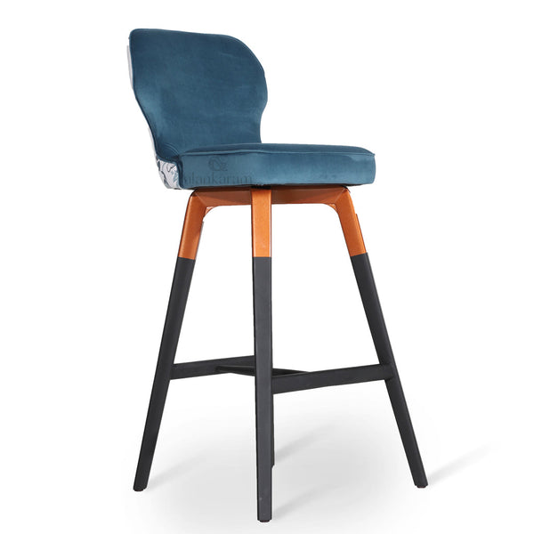 Besili Solidwood Dual Color High / Bar Chair