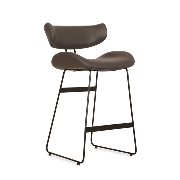Lydan - Metal High / Bar Chair with Leatherette
