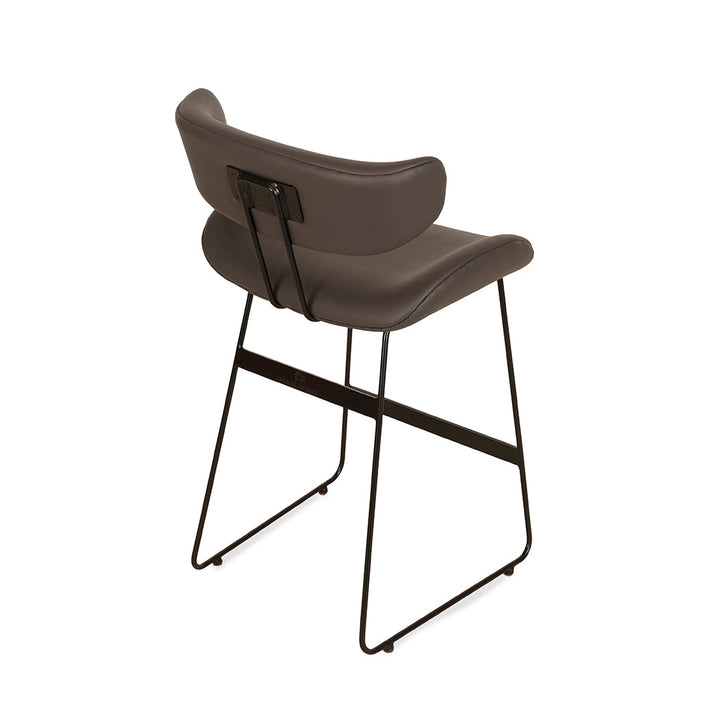 Lydan - Metal High / Bar Chair with Leatherette