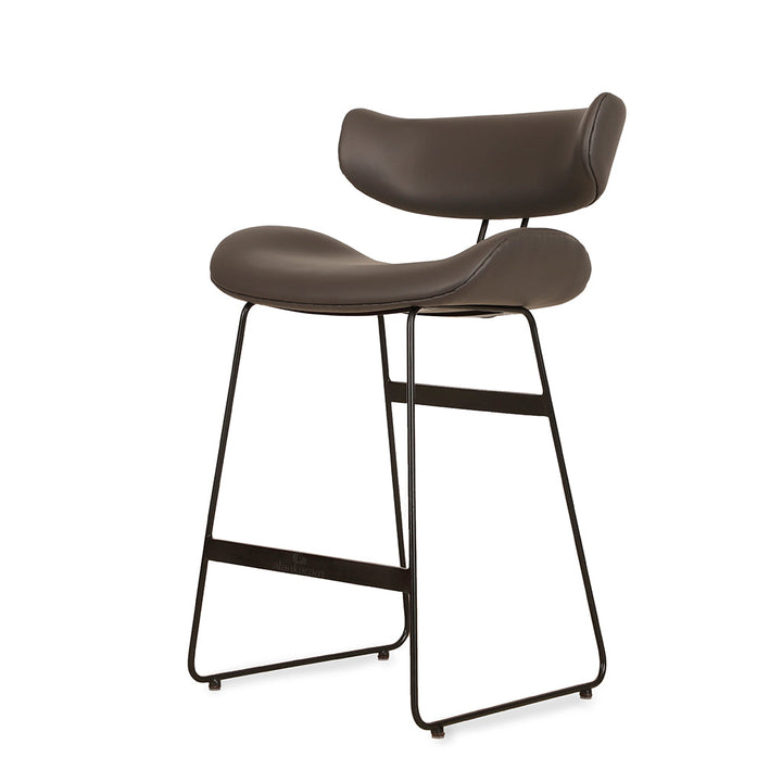 Lydan - Metal High / Bar Chair with Leatherette