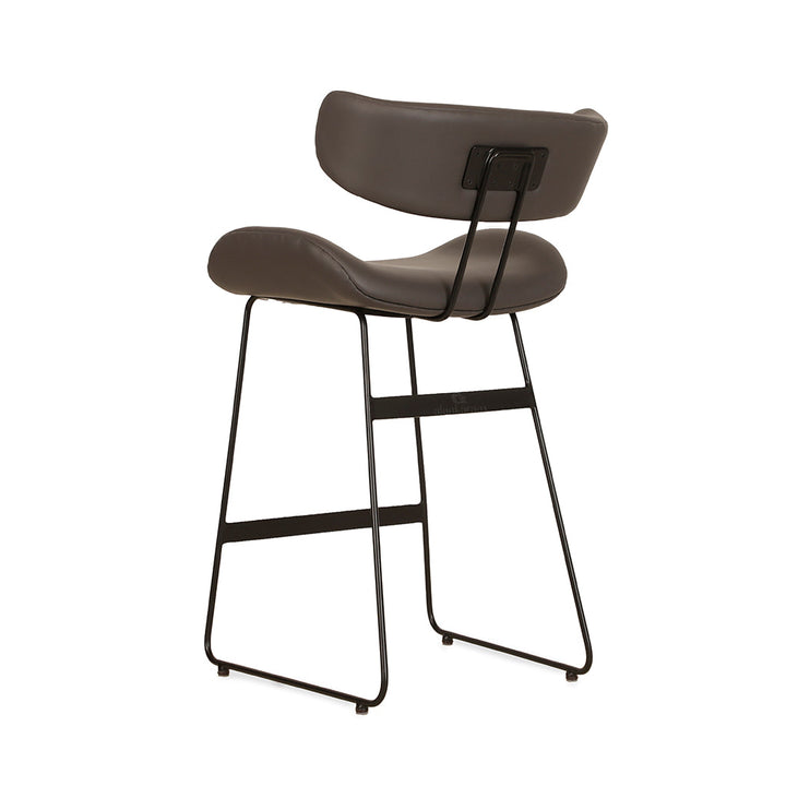 Lydan - Metal High / Bar Chair with Leatherette