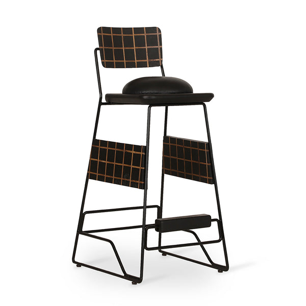 Nalaza - High / Bar chair Black Color