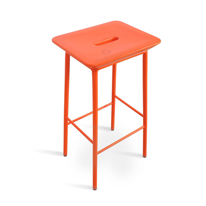 Pluma Metal (SOLID PU) High / Bar Stool