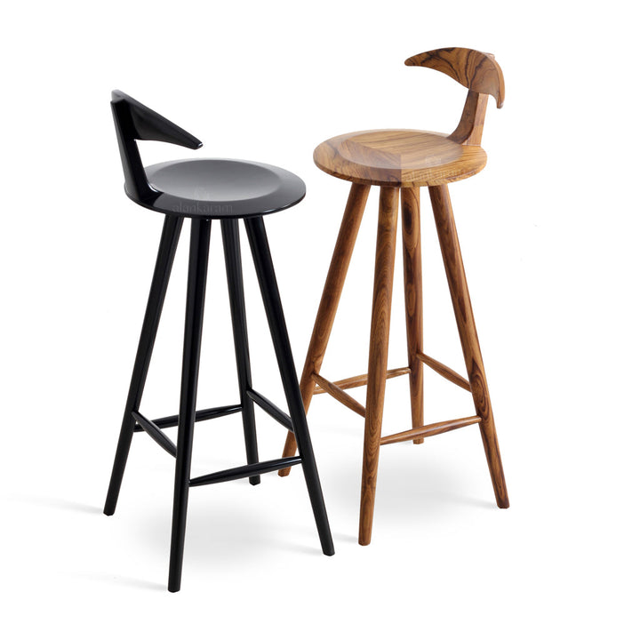 Udita - Solidwood Black Stain High Chair