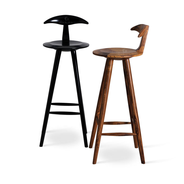Udita - Solidwood Black Stain High Chair