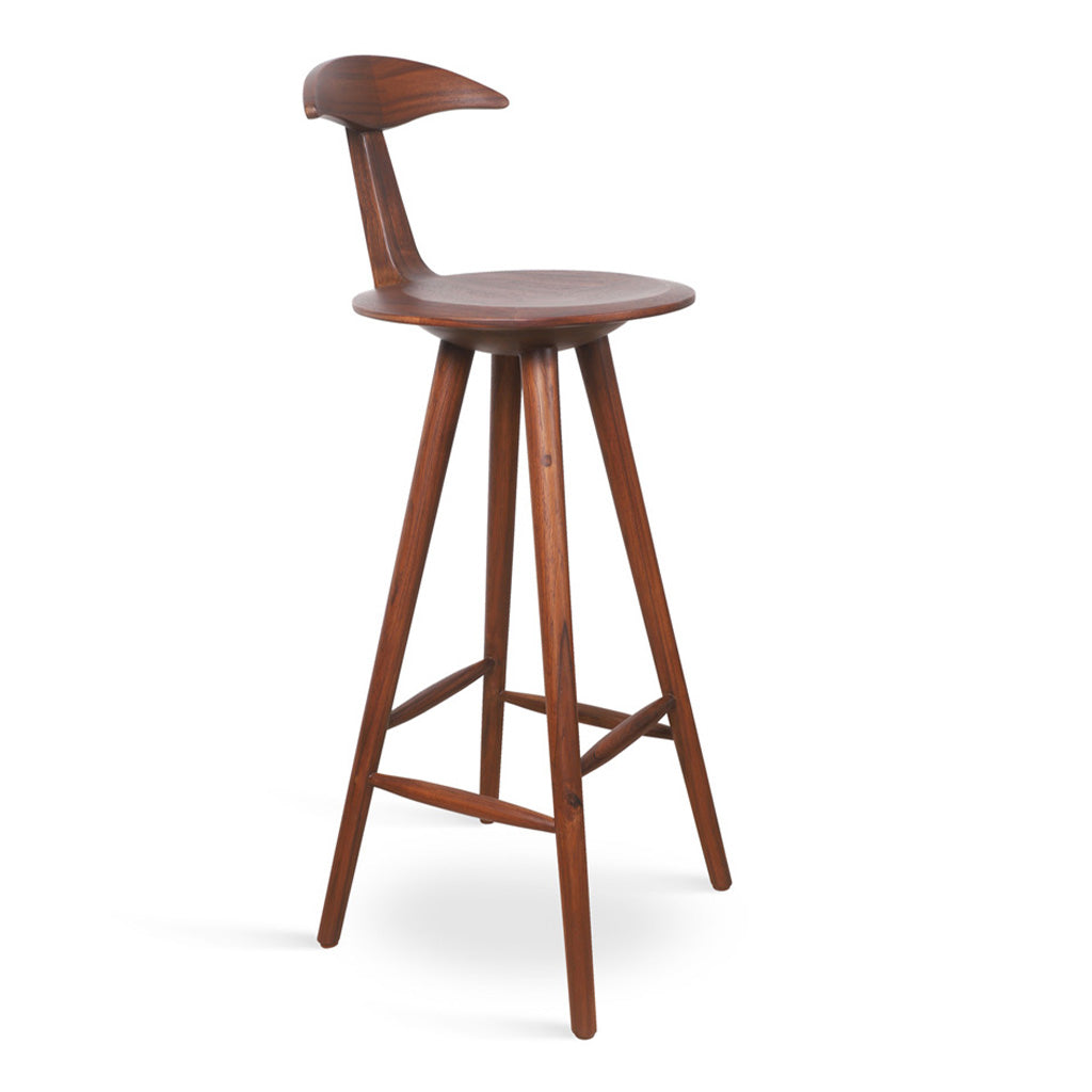 Udita - Ash/Oak/Beech High Chair, Wooden Seat, Stained | Alankaram