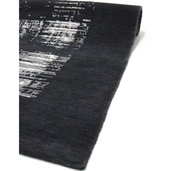 Arizona Black Hand-knotted Rug