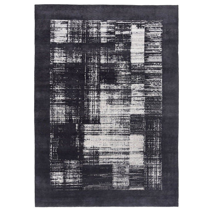 Arizona Black Hand-knotted Rug