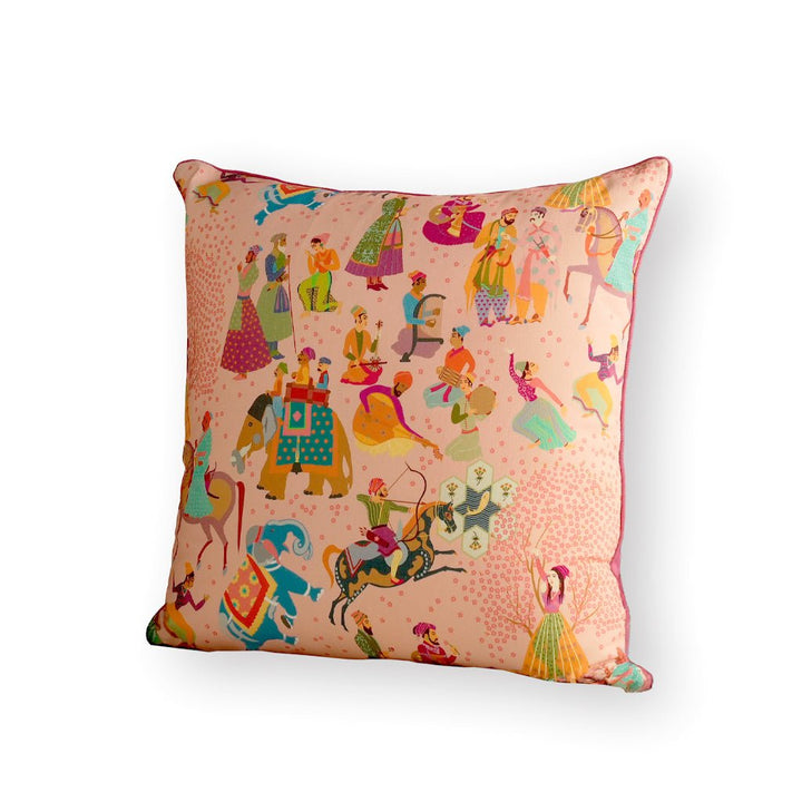 Cushion - Coral Printed Fabric