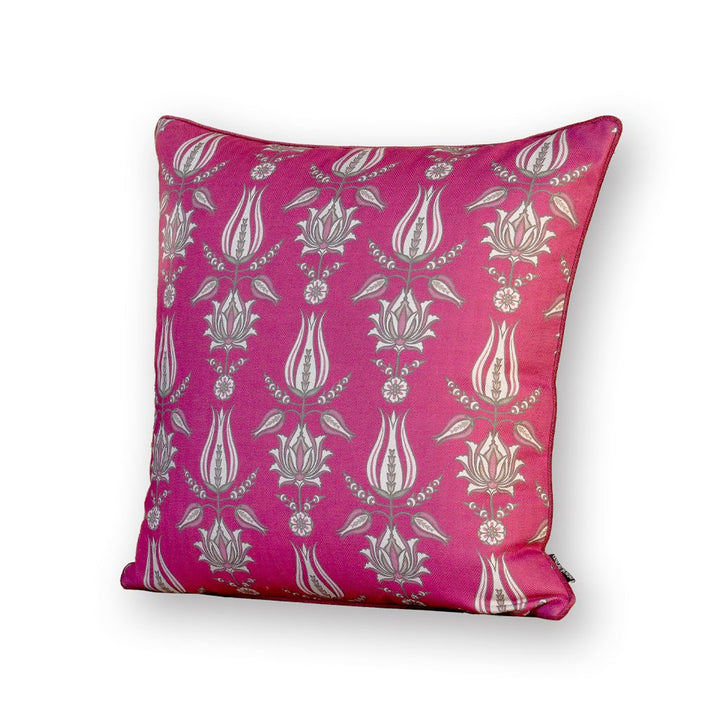 Cushion - Ruby Red Printed Fabric