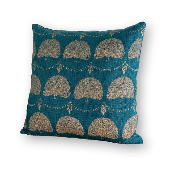 Cushion - Green Printed Fabric
