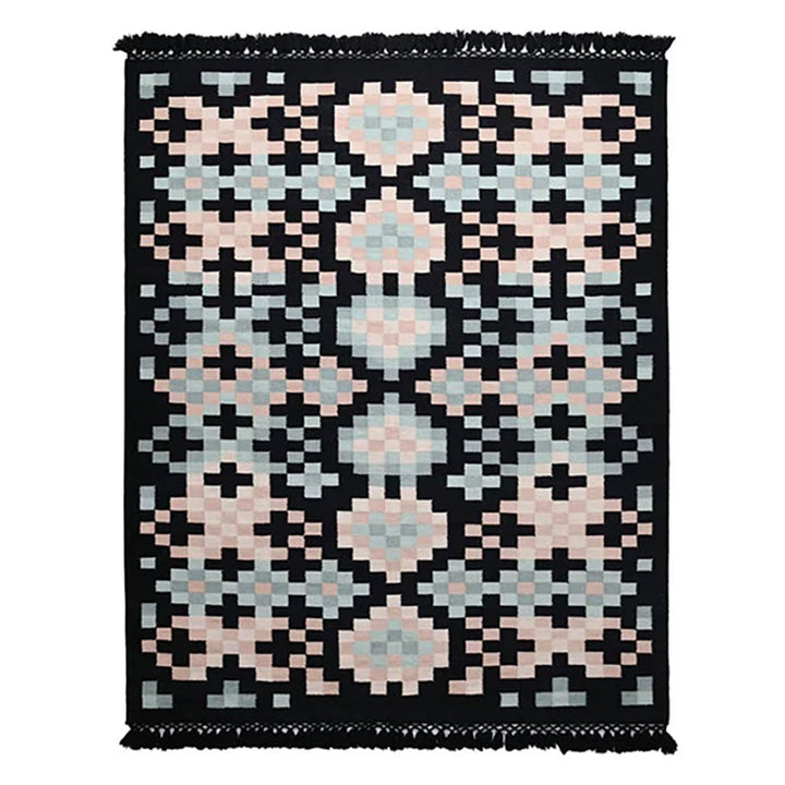 Pixel One Hand-woven Dhurrie