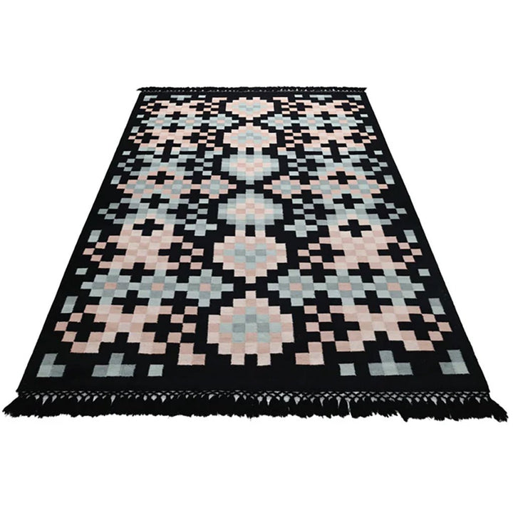 Pixel One Hand-woven Dhurrie