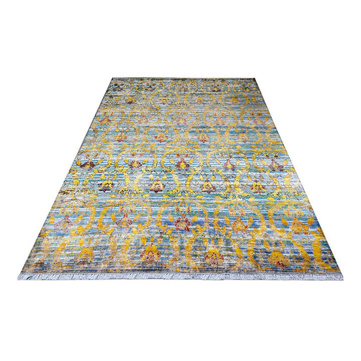 Tuscan Yellow Hand-knotted Rug