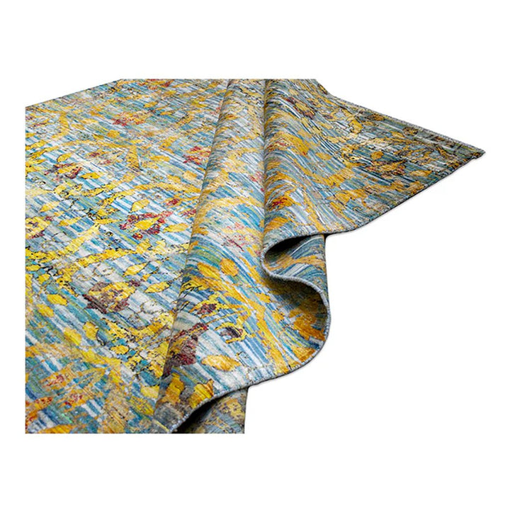 Tuscan Yellow Hand-knotted Rug