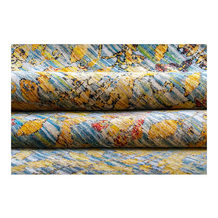 Tuscan Yellow Hand-knotted Rug