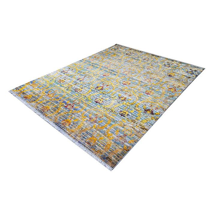 Tuscan Yellow Hand-knotted Rug