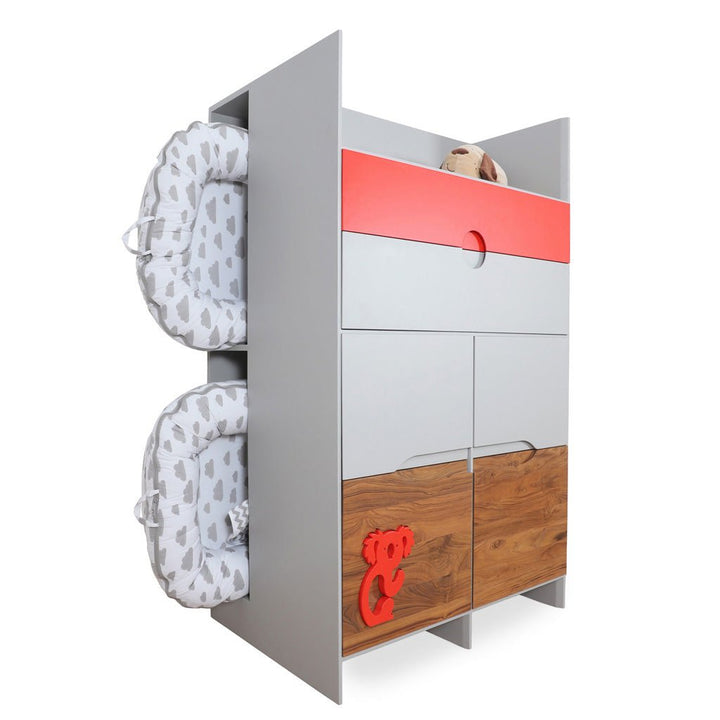 Noi - Solidwood Cabinet with Six Drawers