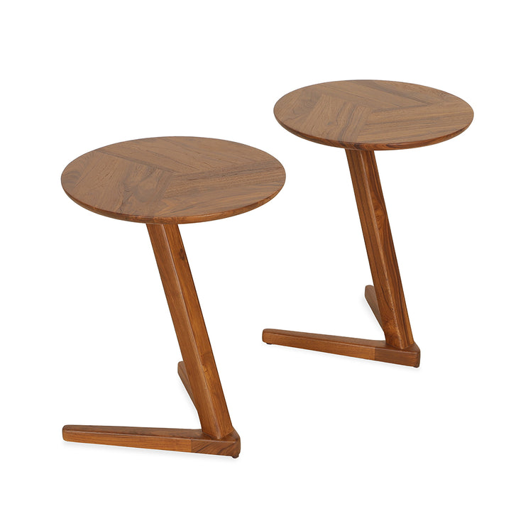 Liliu – Teakwood Side / Laptop Table - Alankaram