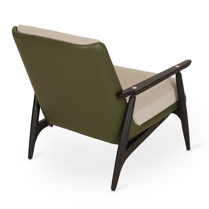 Aronui - Ash/Oak/Beech Lounge Chair, Stained, Lounge Chairs - Alankaram