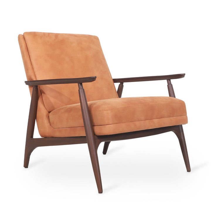 Aronui - Ash/Oak/Beech Lounge Chair, Stained, Lounge Chairs - Alankaram