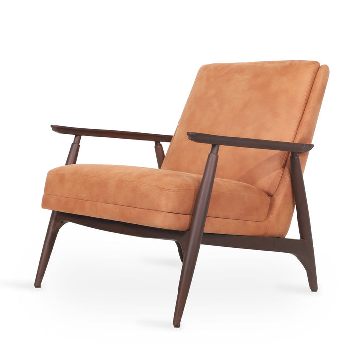 Aronui - Ash/Oak/Beech Lounge Chair, Stained, Lounge Chairs - Alankaram